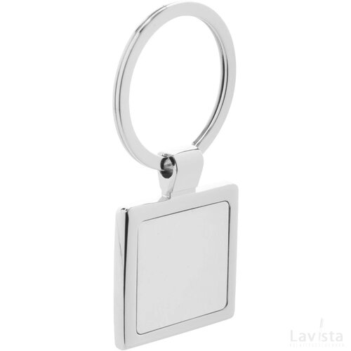 Dice Sleutelhanger Zilver