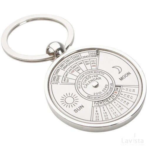 Eternity Eeuwige Kalender In Sleutehanger Zilver