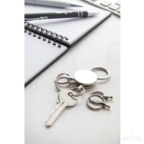 Cinco Sleutelhanger Zilver