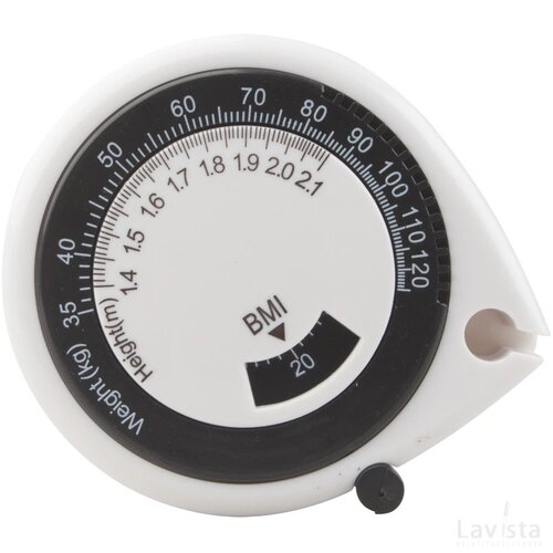Lichaamsmeetlint met BMI display Wit