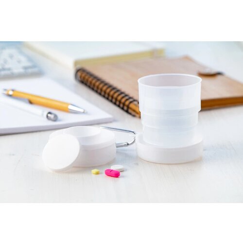 Opvouwbare beker Wit 220 ml