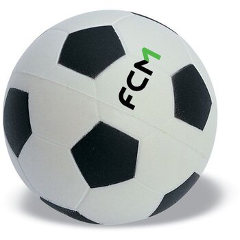 Stressbal voetbal Wit