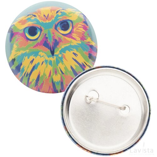 Pinbadge Mini Button Met Pin Zilver