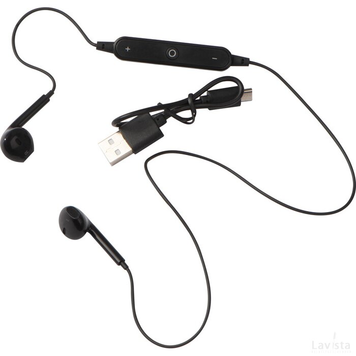bluetooth headset zwart