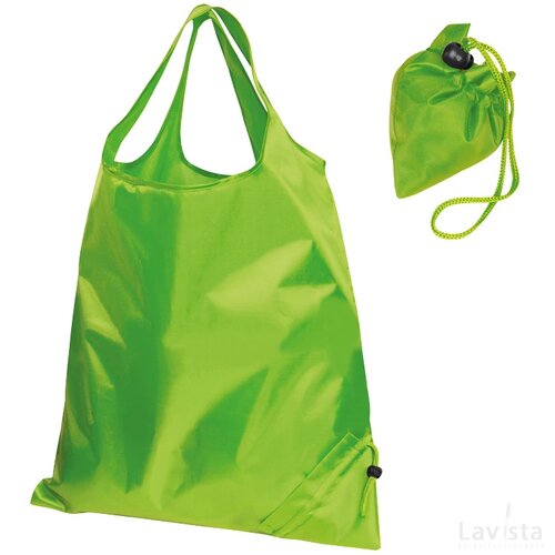 Opvouwbare draagtas appelgroen apple green appelgroen