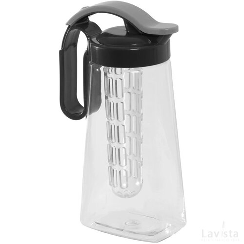 Karaf met infuser antraciet