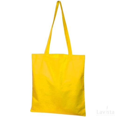 Non-woven shopping bag geel