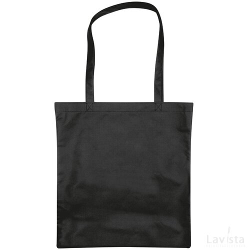 Non-woven shopping bag zwart