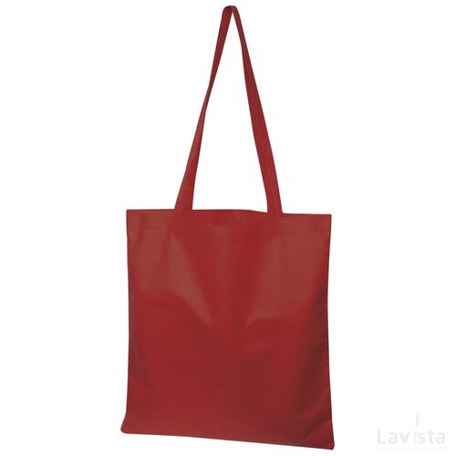 Non-woven shopping bag bordeaux