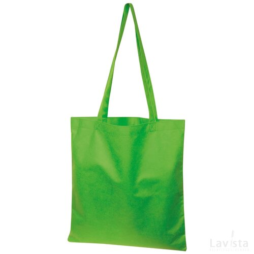 Non-woven shopping bag appelgroen apple green appelgroen