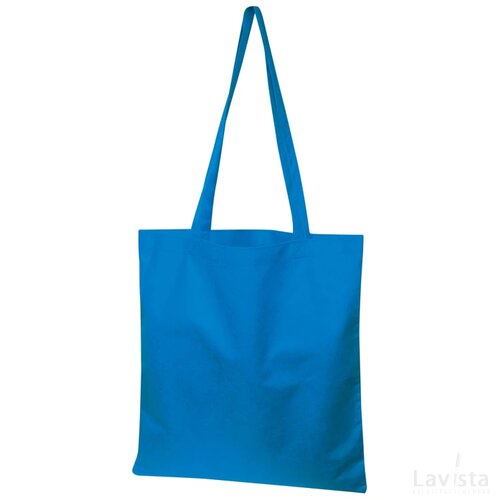 Non-woven shopping bag lichtblauw
