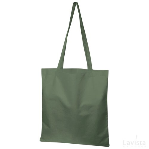 Non-woven shopping bag antraciet