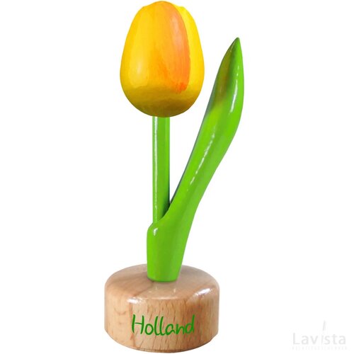 Tulip pedestal 8,5 cm ( small ), yellow orange Holland