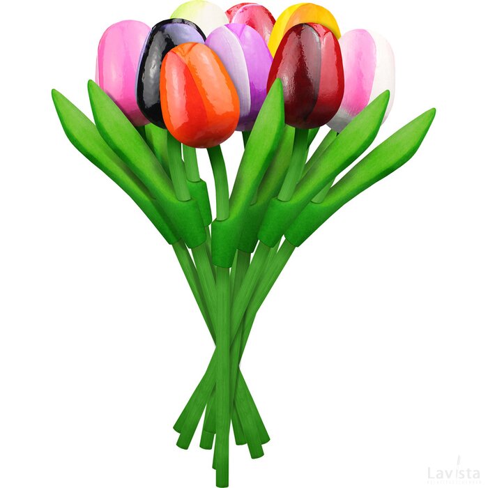 Tulip bouquette 20 cm ( small ), multi colour