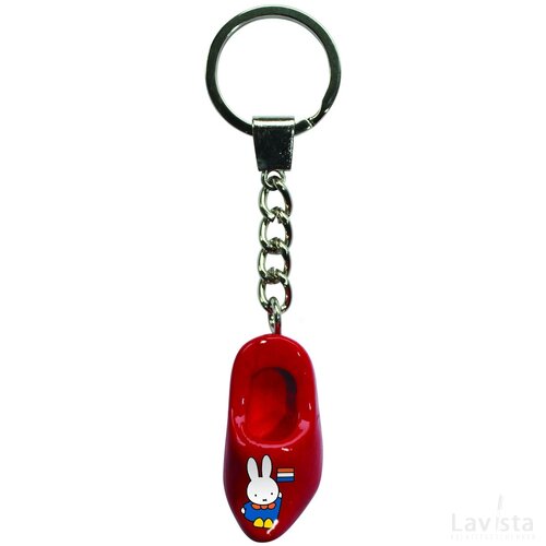 Keychain 1 shoe 4 cm, red Nijntje Miffy
