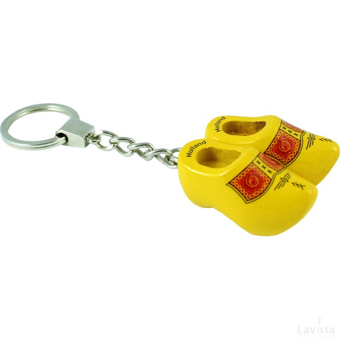 Keychain 2 shoes, yellow farmer