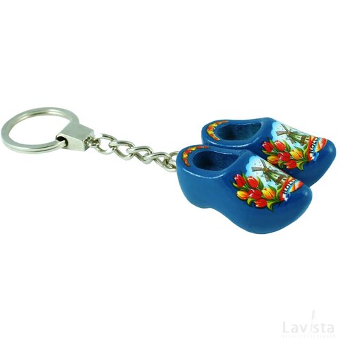 Keychain 2 shoes, blue tulip
