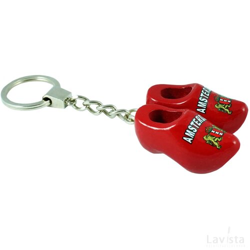 Keychain 2 shoes, red Amsterdam
