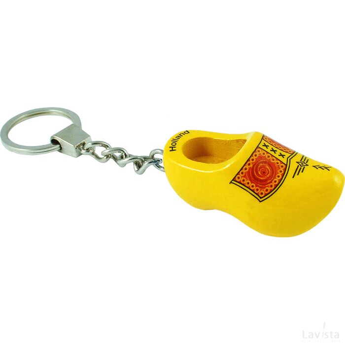 Keychain 1 shoe 4 cm, yellow farmer