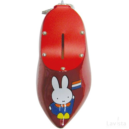 Moneybox 14 cm, red Nijntje Miffy