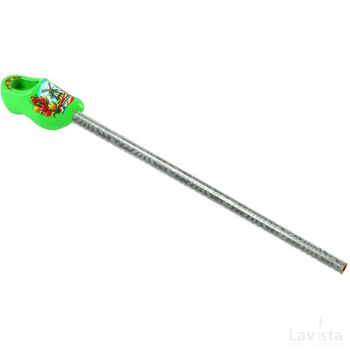 Pencil + shoe 4 cm, lime tulip