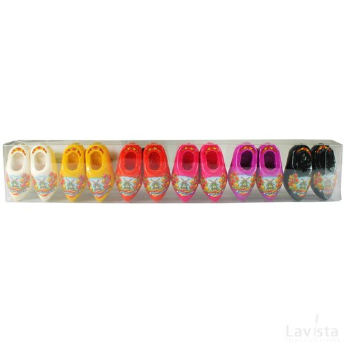 Box with 6 magnets 2 shoes 4 cm, wi,gl,or,rz,pa,zw