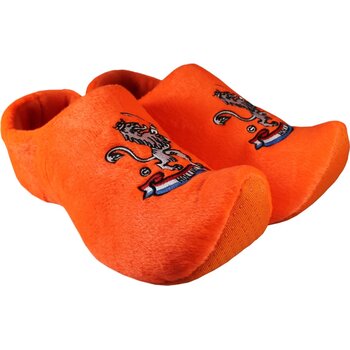 Klomppantoffels. orange lion maat 20-24