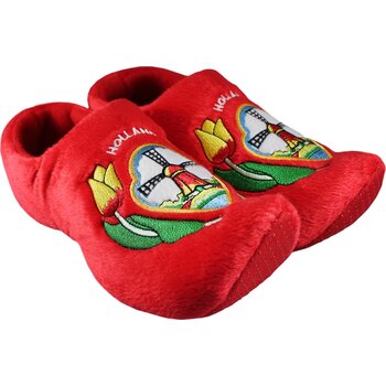 Klomppantoffels, red tulip maat 20-24