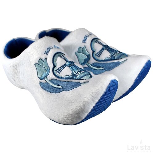 Klomppantoffels, delft blue tulip maat 25-30