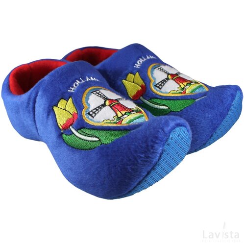 Klomppantoffels, blue tulip maat 16-19