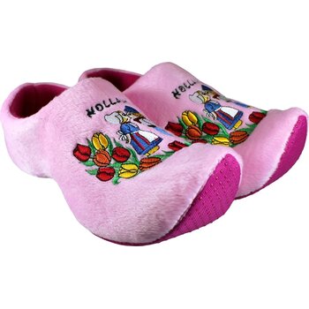 Klomppantoffels, pink kissing couple maat 25-30