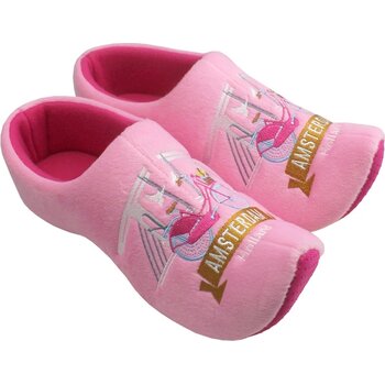 Klomppantoffels, pink bike maat 25-30