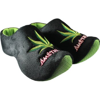 Klomppantoffels black, weed Amsterdam maat 20-24