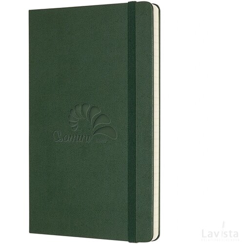 Classic L hard cover notitieboek - gelinieerd Myrtle Green Myrtle groen