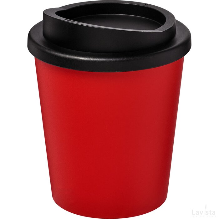 Americano® espresso 250 ml geïsoleerde beker Rood,Zwart Rood, Zwart Rood/Zwart