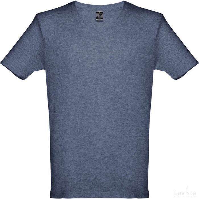 Thc Athens T-Shirt Voor Mannen Heide Blauw