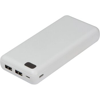 Powerbank van 20.000 mAh wit