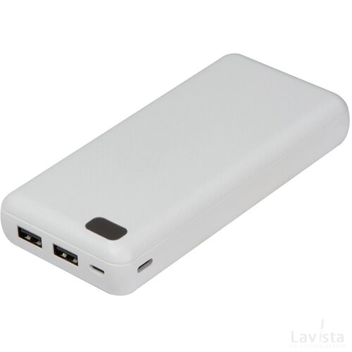 Powerbank van 20.000 mAh wit