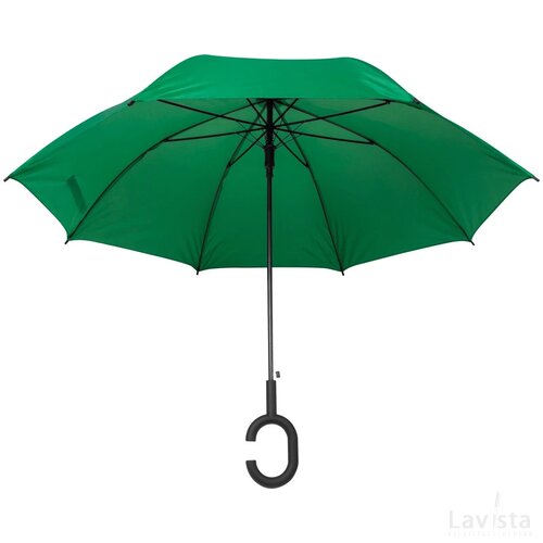 Paraplu vrije hand groen