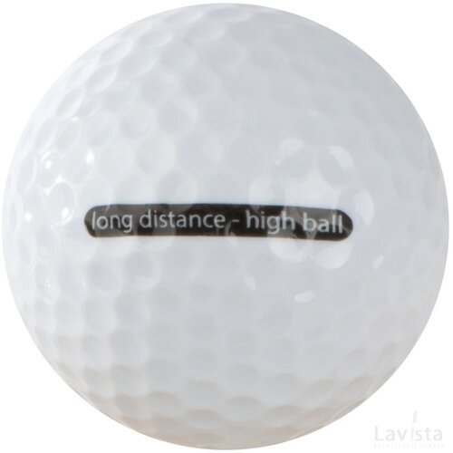 Golfballen in doosje Wit