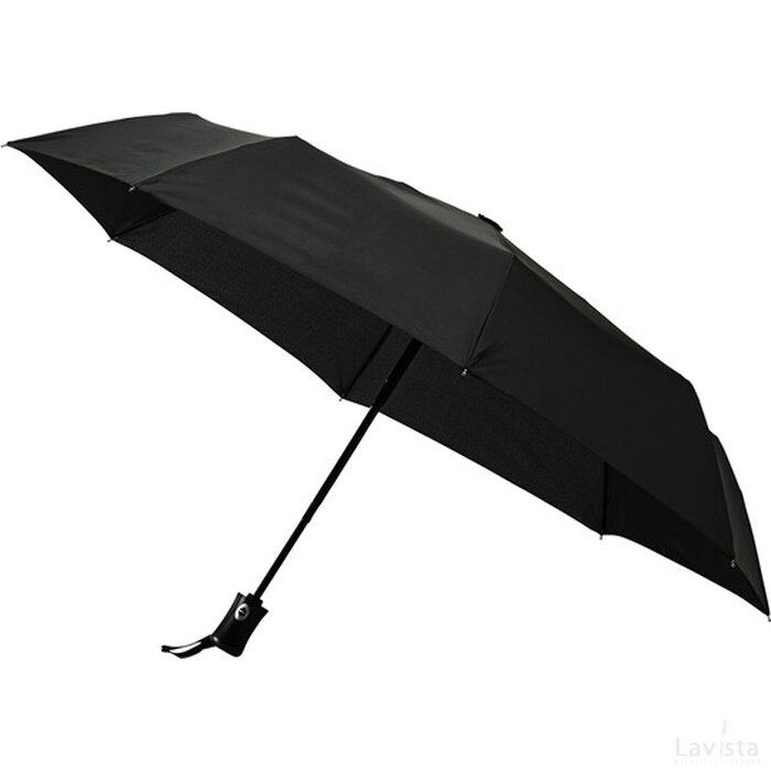 opvouwbare paraplu auto open + close zwart