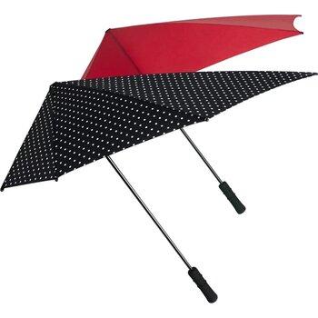 Aërodynamische stormparaplu assorti