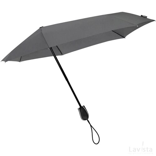 STORMini® aërodynamische opvouwbare stormparaplu grijs