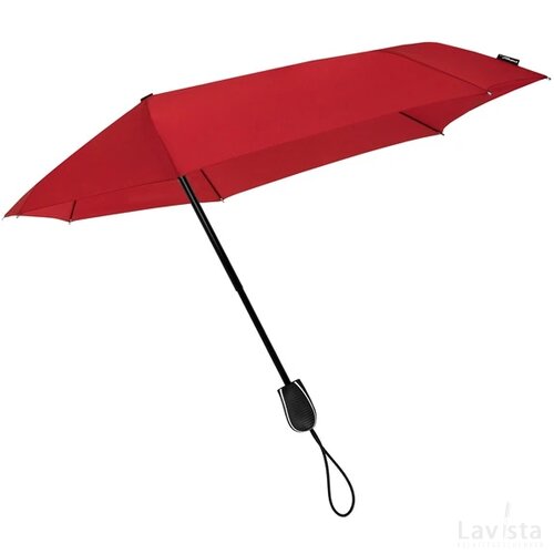 STORMini® aërodynamische opvouwbare stormparaplu rood