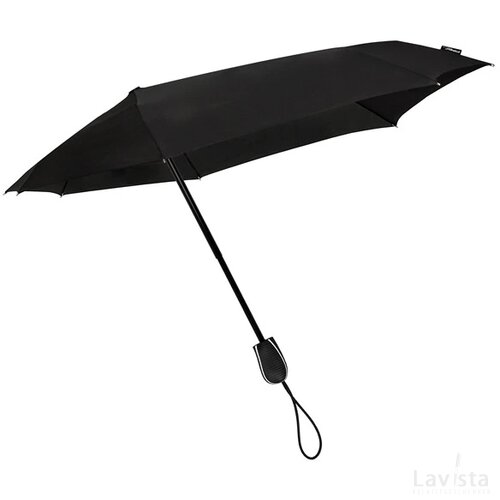 STORMini® aërodynamische opvouwbare stormparaplu zwart