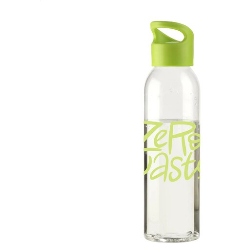 Tritan Kunststof Waterfles (650 Ml) Transparant/Groen