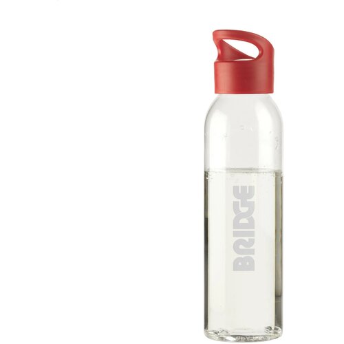 Tritan Kunststof Waterfles (650 Ml) Transparant/Rood
