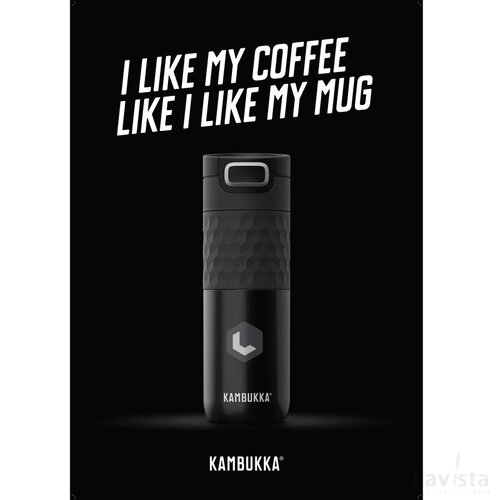 Kambukka® Etna Grip 500 Ml Thermosbeker Zwart