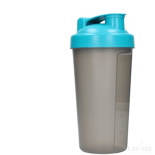 Shaker Proteïn Drinkbeker Turquoise/Grijs