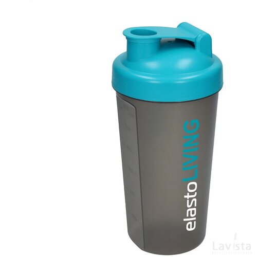 Shaker Proteïn Drinkbeker Turquoise/Grijs